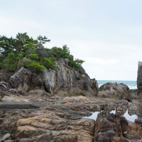 鈴島の岩景色