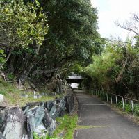 千里の浜と千里観音を結ぶ道