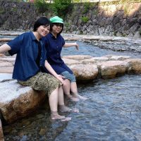 猪谷川水辺公園で