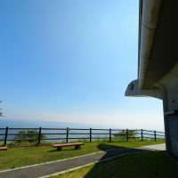 風の館と景色
