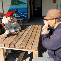 ガイドの半邊さんと対面