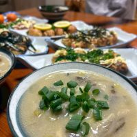 豚汁とたこ焼きと